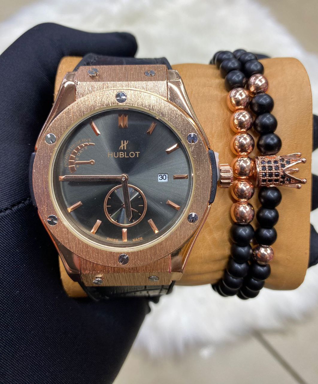 HUBLOT X BANGLE BATTERY POWERED DATE DISPLAY