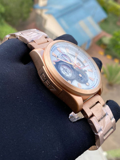 CARRERA CR7 STAINLESS STEEL WATER RESISTANT BATTERY POWERED DATE DISPLAY