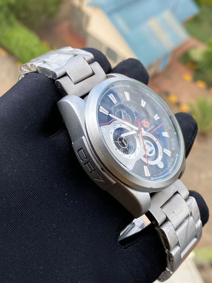 CARRERA CR7 STAINLESS STEEL WATER RESISTANT BATTERY POWERED DATE DISPLAY