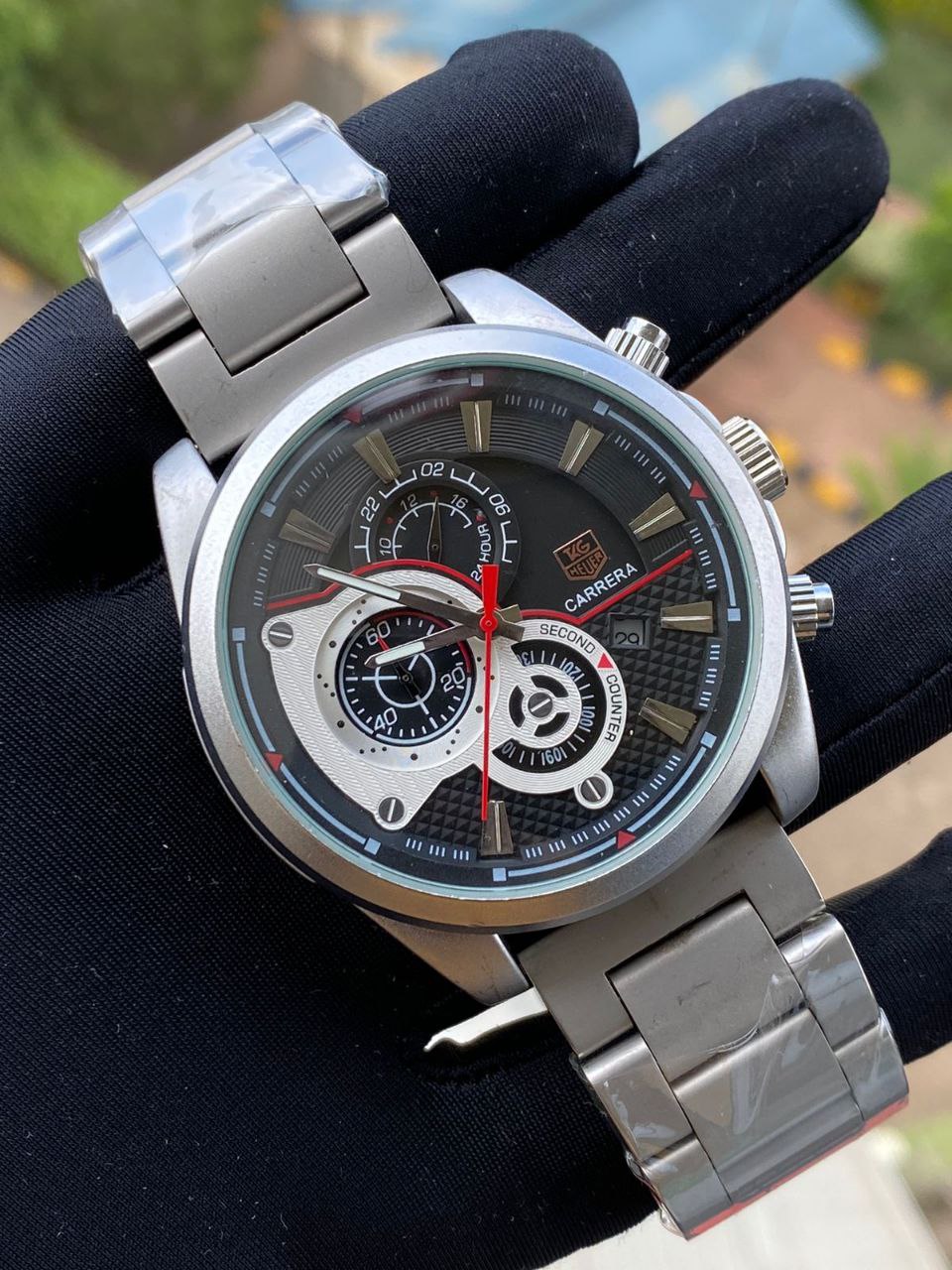 CARRERA CR7 STAINLESS STEEL WATER RESISTANT BATTERY POWERED DATE DISPLAY