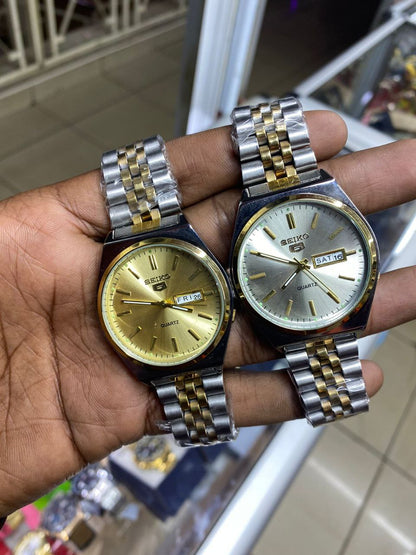 SEIKO 5 WITH DAY AND DATE DISPLAY