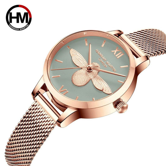 HM 112 . KSH 2300 WATER RESISTANT STAINLESS STEEL BATTERY POWERED WATCH+ BRACELET