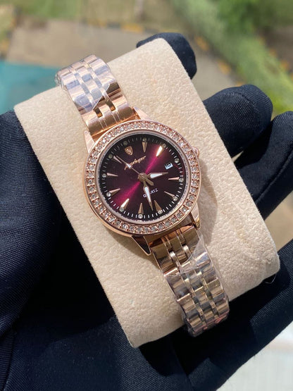 POEDAGAR LADIES 366 DATE DISPLAY WATER RESISTANT BATTERY POWERED POEDAGAR BRANDED BOX ENQUIRIES