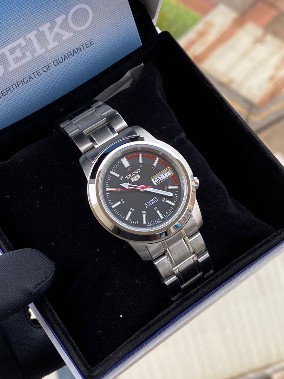 ORIGINAL AUTOMATIC SEIKO SEIKO PRESAGE SEIKO 5 SEIKO PADI COMES WITH BOX ,BAG,WARRANTY CARD,MANUAL