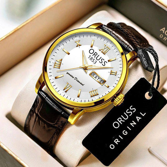 ORUSS MEN DAY & DATE WATCH