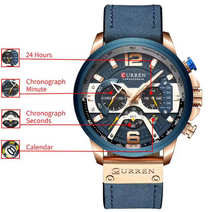 CURREN GENTS WATCH #8329 (LEATHER)