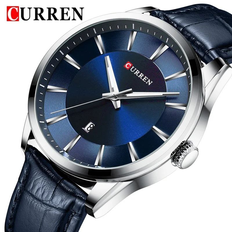 CURREN GENTS WATCH #8365 WATER RESISTANT DATE DISPLAY BATTERY POWERED CURREN BRANDED BOX ENQUIRIES