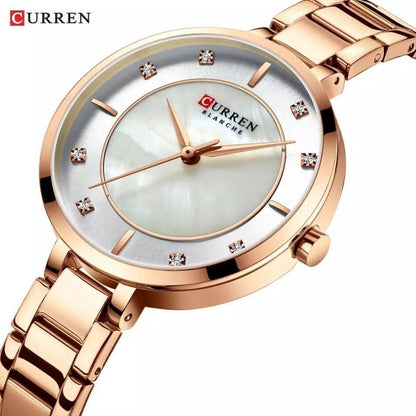 CURREN LADIES #9051 WATER RESISTANT BATTERY POWERED CURREN BRANDED BOX ENQUIRIES