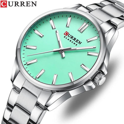 CURREN GENTS #9090 WATER RESISTANT BATTERY POWERED STAINLESS STEEL CURREN BRANDED BOX ENQUIRIES
