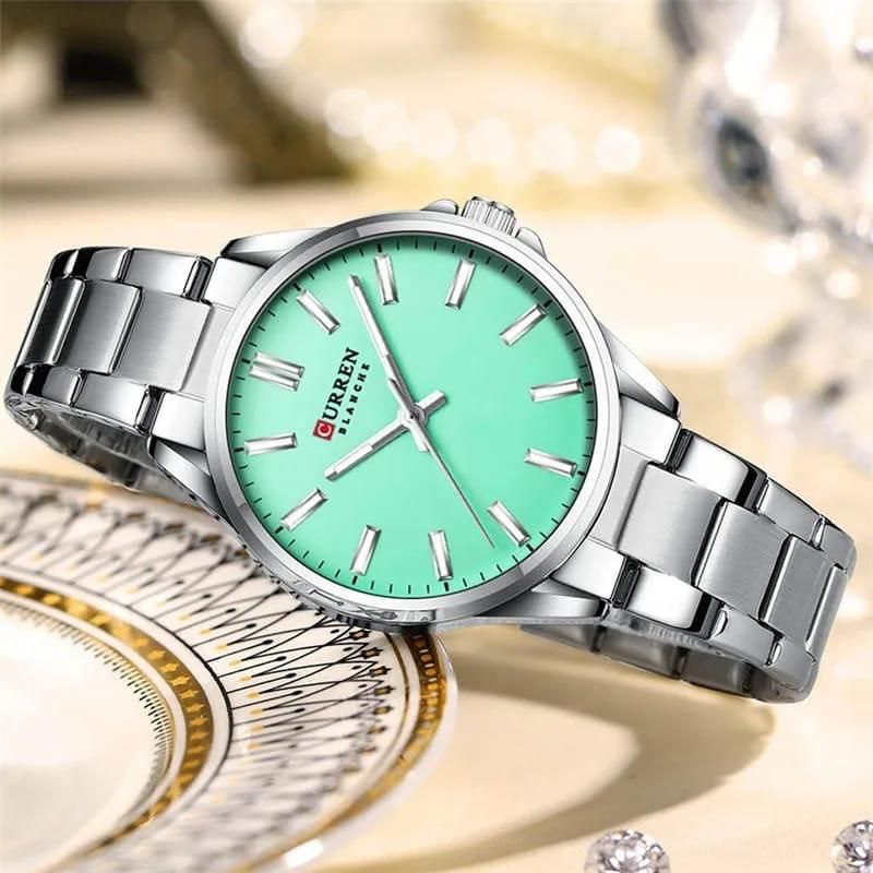 CURREN GENTS #9090 WATER RESISTANT BATTERY POWERED STAINLESS STEEL CURREN BRANDED BOX ENQUIRIES