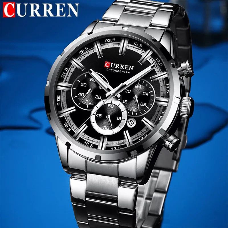 CHRONOGRAPH CURREN 8355 SILVER