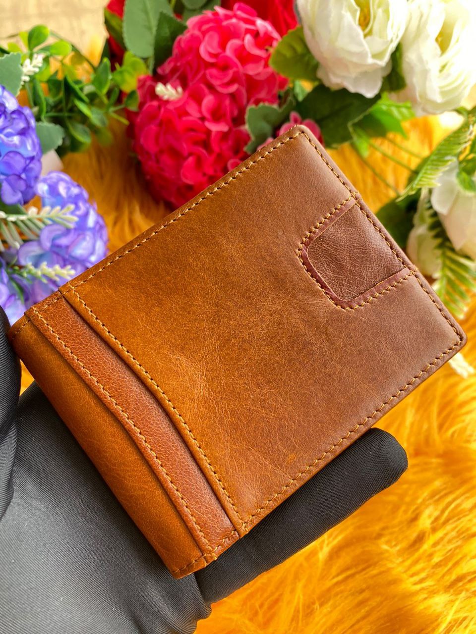 LEATHER WALLETS WITH MONEY CLIP 🤑🤑ONLY