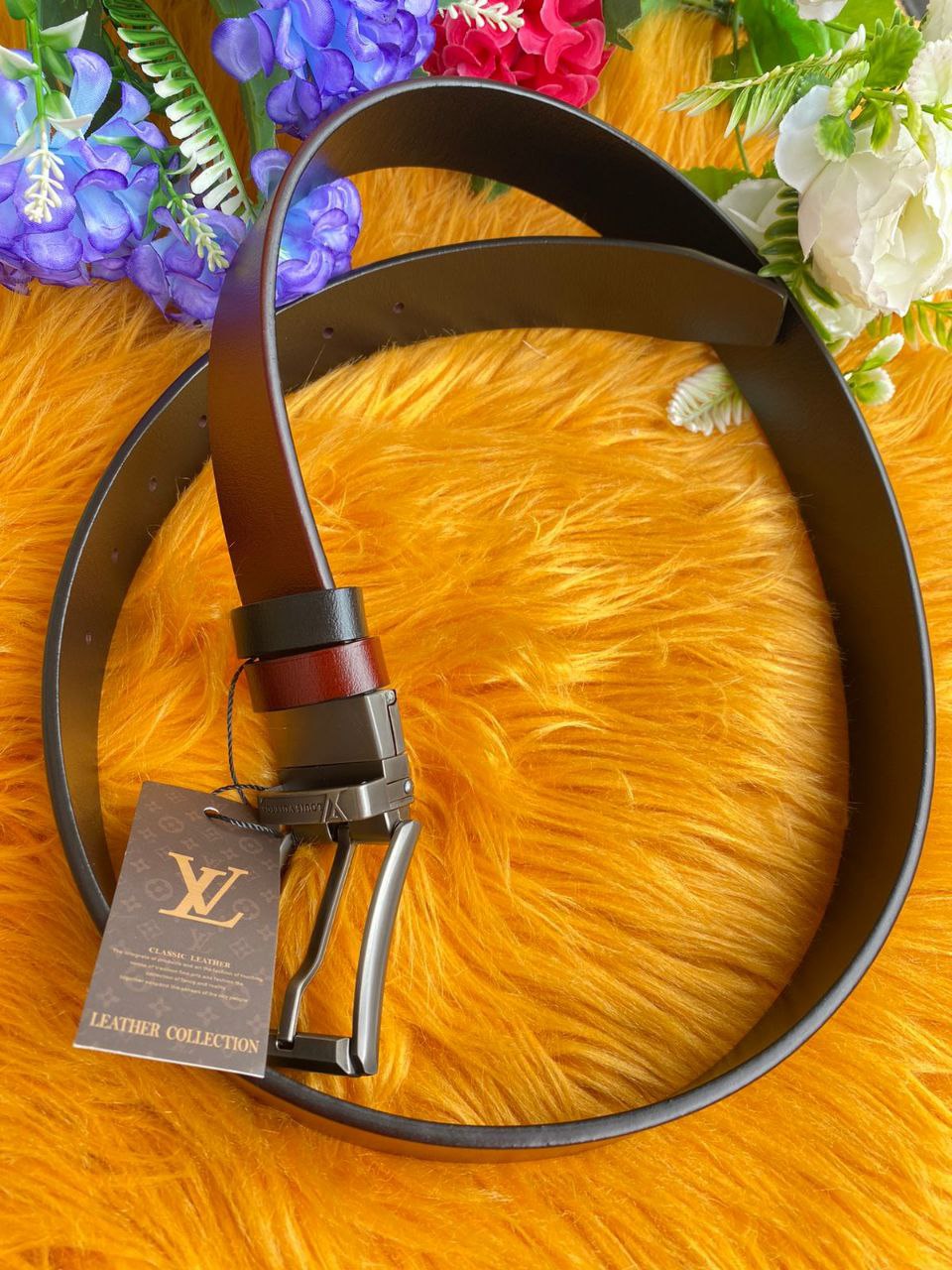 DOUBLE SIDED LEATHER BELTS