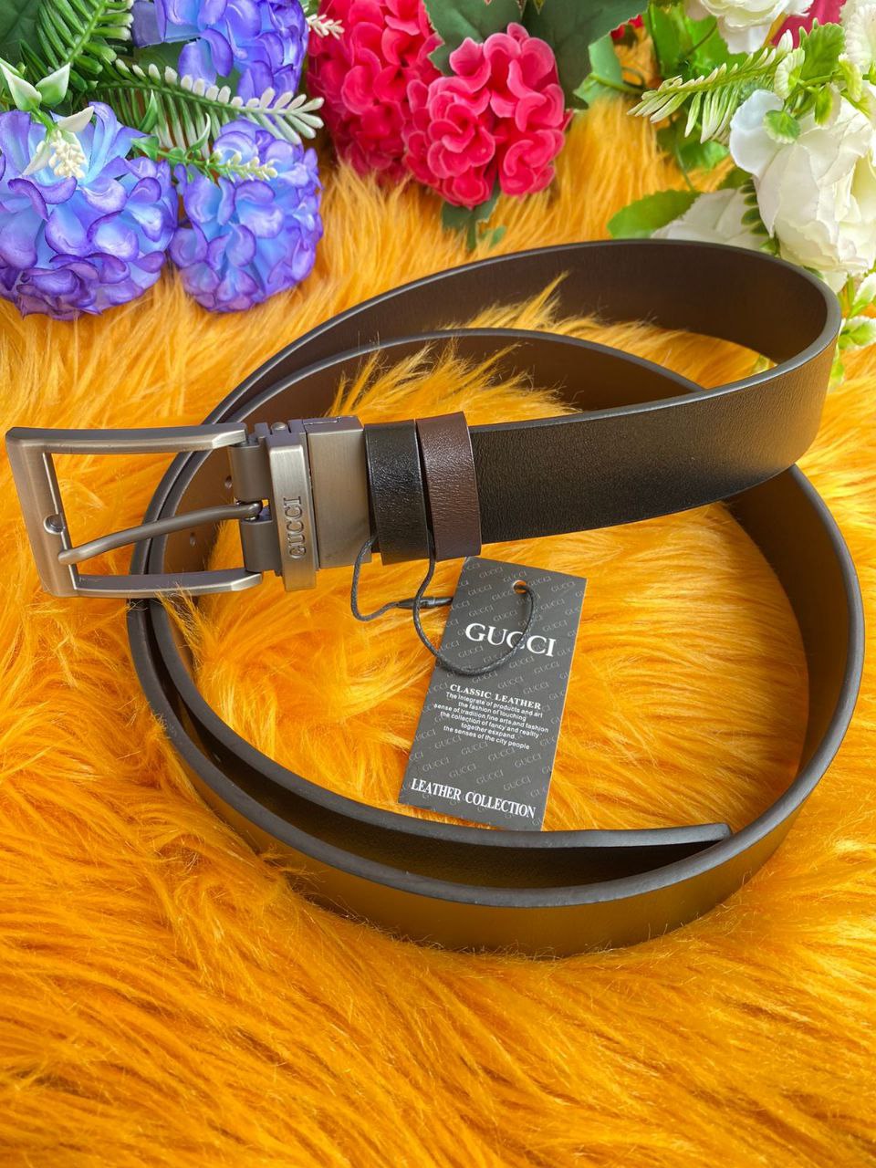 DOUBLE SIDED LEATHER BELTS