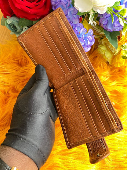 LEATHER WALLETS WITH ZIP