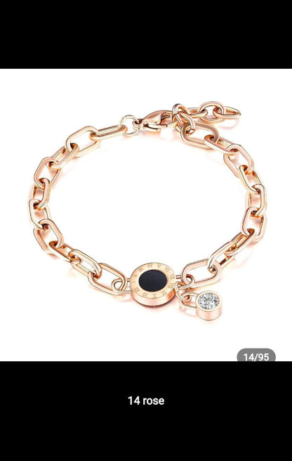 BRACELETS HYPOALLERGENIC STAINLESS STEEL FINISH BOXES NOT INCLUDED