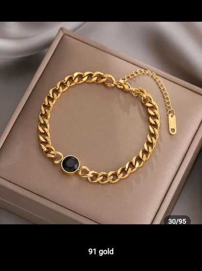 BRACELETS HYPOALLERGENIC STAINLESS STEEL FINISH BOXES NOT INCLUDED