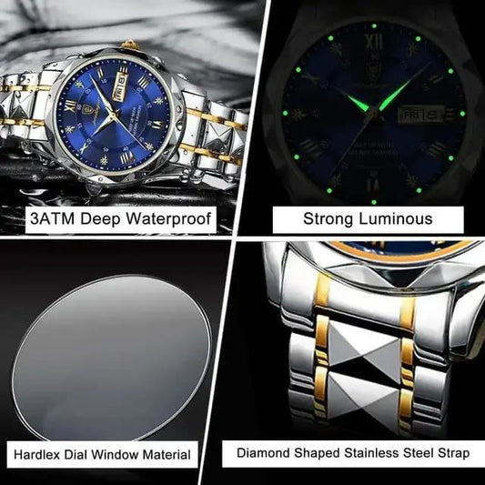 #POEDAGAR MEN 615 BATTERY POWERED WATER RESISTANT STRONG LUMINOUS