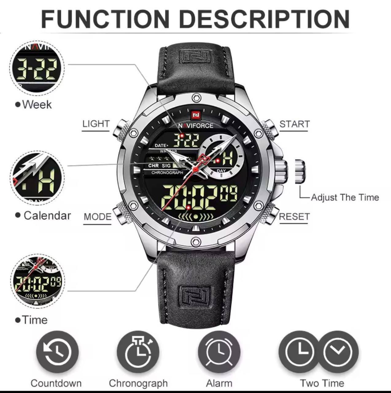 NAVIFORCE GENTS WATCH #NF 9208