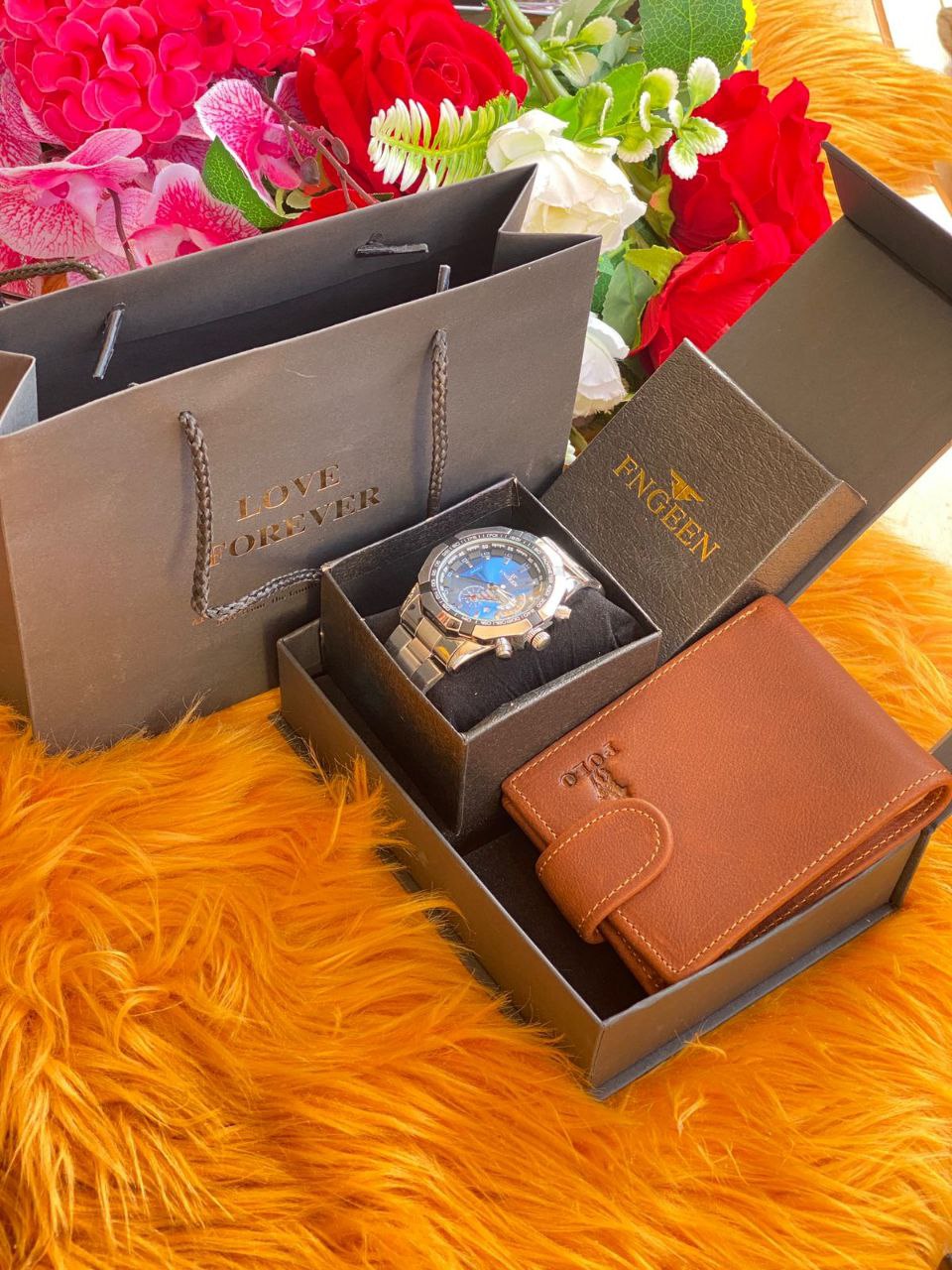 ⌚MEN GIFT PACKAGES⌚ WATCH WALLET BAG&BOX KINDLY NOTE THIS PACKAGE CAN BE COMBINED WITH ANY ROLEX,POEDAGAR,SWISH,CASIO,FNGEEN, MEN WATCHES & ANY WALLET BRAND