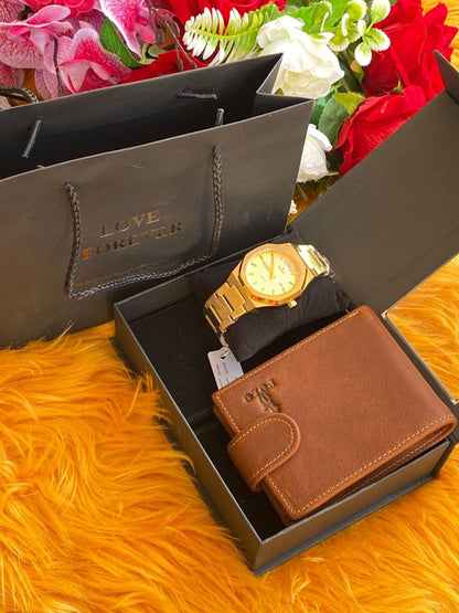 ⌚MEN GIFT PACKAGES⌚ WATCH WALLET BAG&BOX KINDLY NOTE THIS PACKAGE CAN BE COMBINED WITH ANY ROLEX,POEDAGAR,SWISH,CASIO,FNGEEN, MEN WATCHES & ANY WALLET BRAND