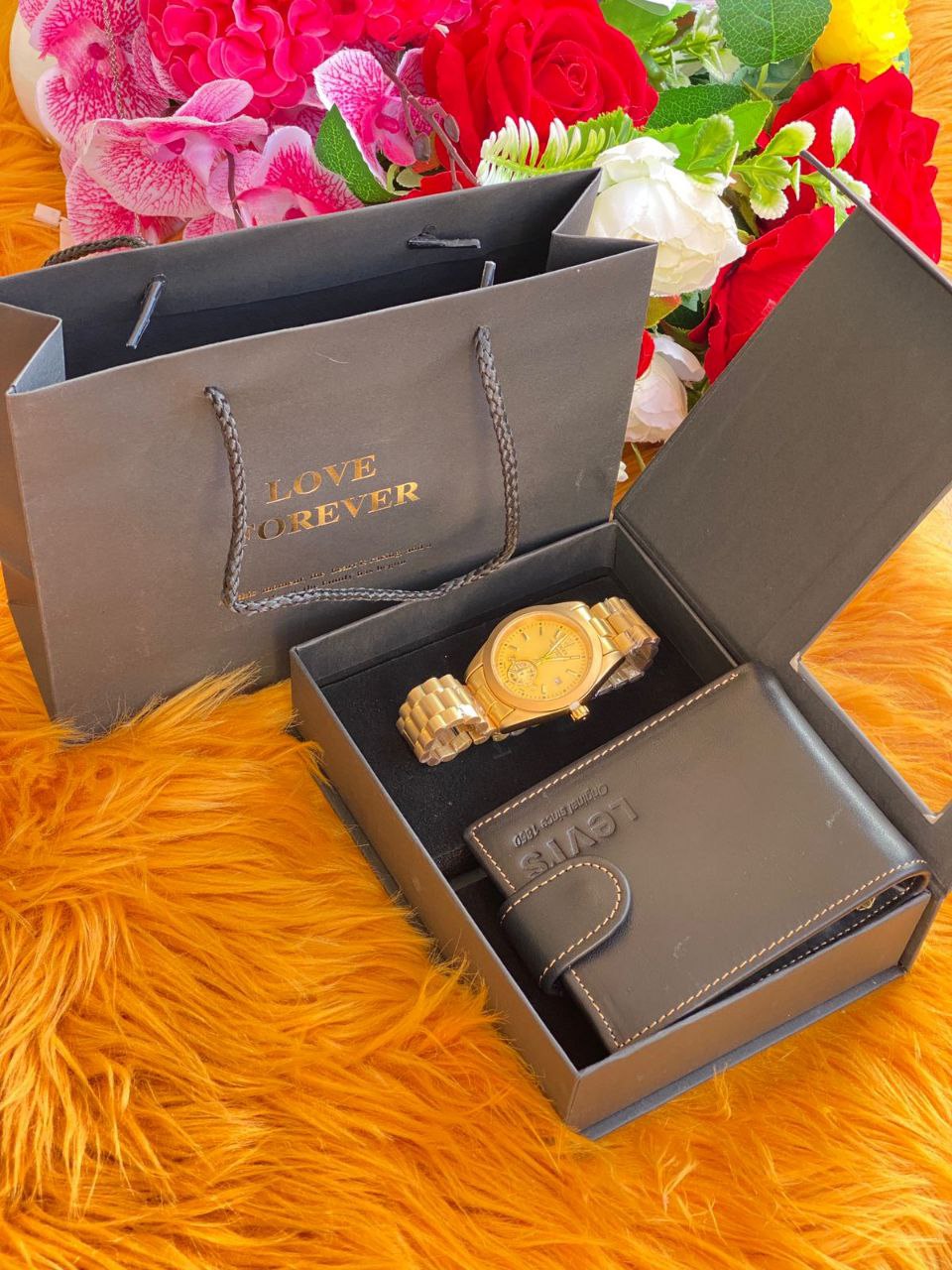 ⌚MEN GIFT PACKAGES⌚ WATCH WALLET BAG&BOX KINDLY NOTE THIS PACKAGE CAN BE COMBINED WITH ANY ROLEX,POEDAGAR,SWISH,CASIO,FNGEEN, MEN WATCHES & ANY WALLET BRAND