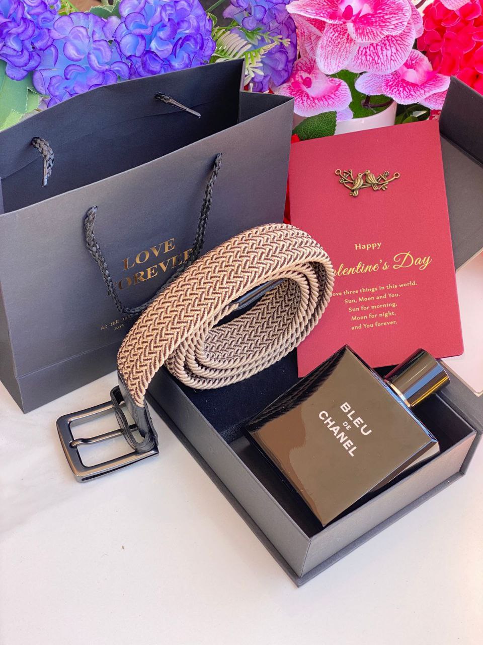 ⌚MEN GIFT PACKAGES⌚ WOOVEN BELT PERFUME TESTER BAG,BOX&CARD KINDLY NOTE THIS PACKAGE CAN BE COMBINED WITH ANY ANY PERFUME ANY WOOVEN BELT COLOR