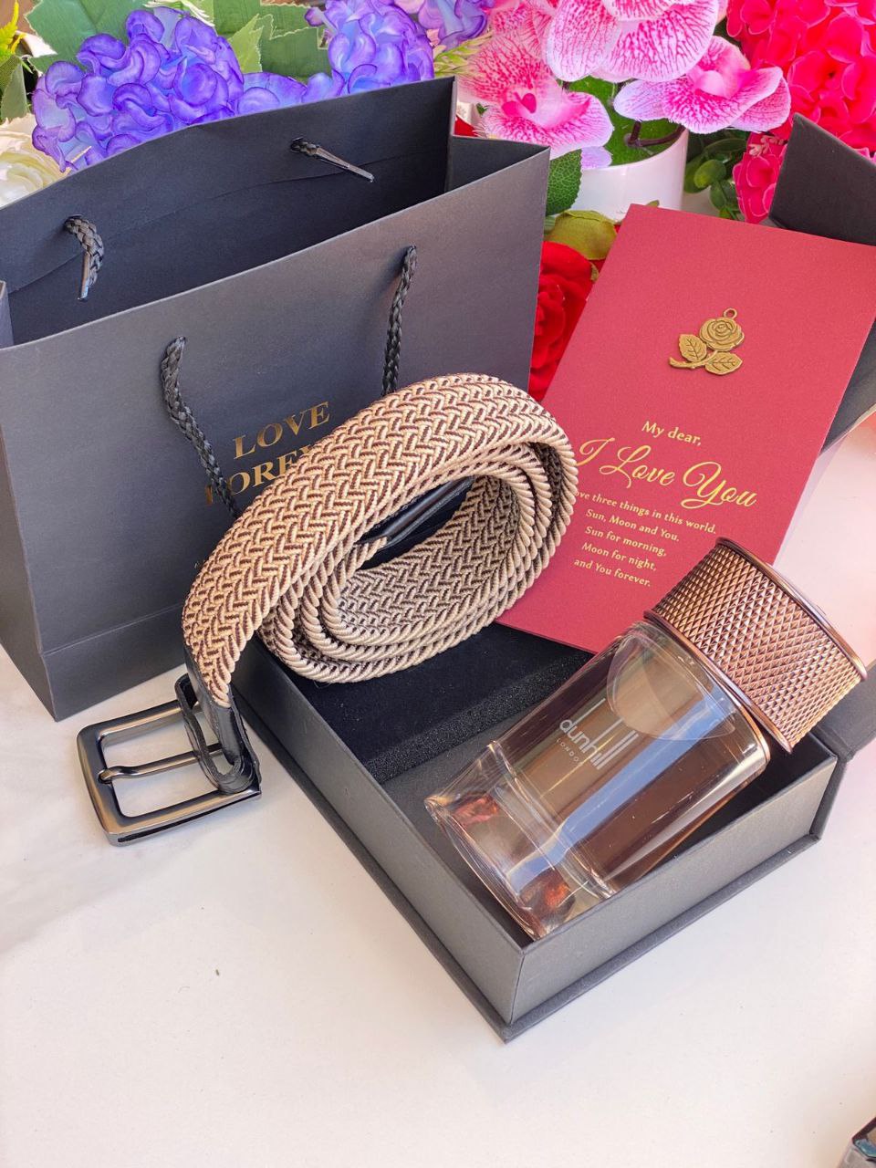 ⌚MEN GIFT PACKAGES⌚ WOOVEN BELT PERFUME TESTER BAG,BOX&CARD KINDLY NOTE THIS PACKAGE CAN BE COMBINED WITH ANY ANY PERFUME ANY WOOVEN BELT COLOR