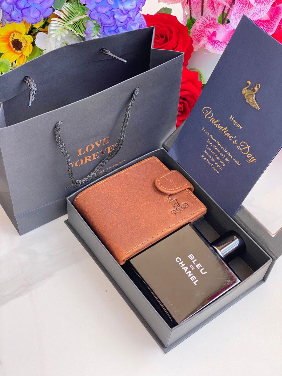 LOVE FOREVER GIFT PACKAGE PERFUME TESTER LOVE FOREVER BOX&BAG CARD LEATHER WALLET NOTE-THIS PACKAGE CAN BE COMBINED WITH ANY PERFUME TESTER ANY WALLET COLOUR/BRAND ENQUIRIES