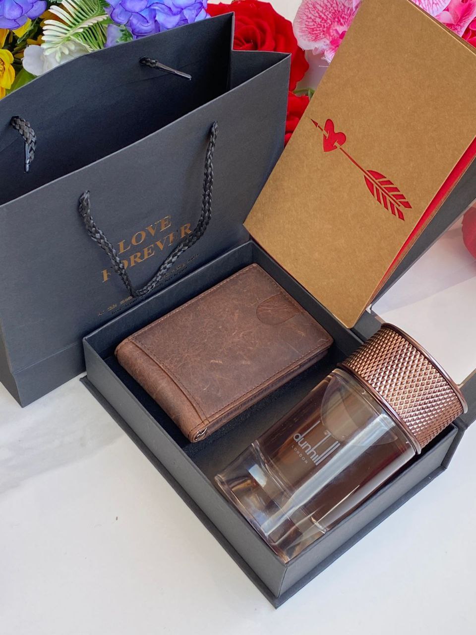 LOVE FOREVER GIFT PACKAGE PERFUME TESTER LOVE FOREVER BOX&BAG CARD LEATHER WALLET NOTE-THIS PACKAGE CAN BE COMBINED WITH ANY PERFUME TESTER ANY WALLET COLOUR/BRAND ENQUIRIES