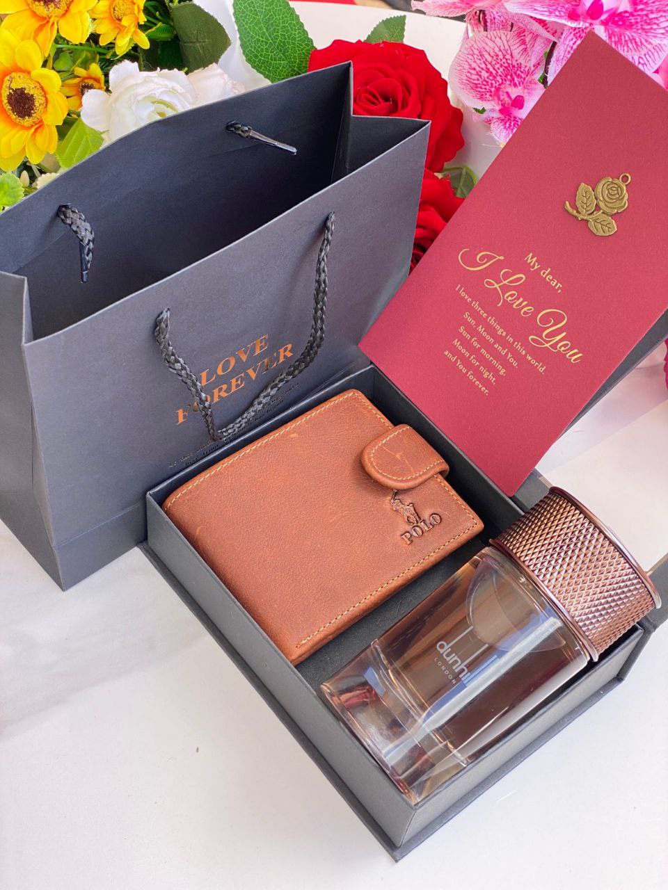 LOVE FOREVER GIFT PACKAGE PERFUME TESTER LOVE FOREVER BOX&BAG CARD LEATHER WALLET NOTE-THIS PACKAGE CAN BE COMBINED WITH ANY PERFUME TESTER ANY WALLET COLOUR/BRAND ENQUIRIES