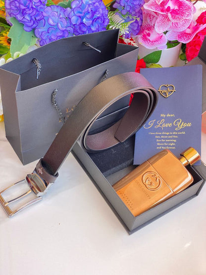 ⌚MEN GIFT PACKAGES⌚ LEATHER BELT PERFUME TESTER BAG,BOX&CARD KINDLY NOTE THIS PACKAGE CAN BE COMBINED WITH ANY ANY PERFUME ANY LEATHER BELT COLOR