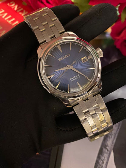 ORIGINAL AUTOMATIC SEIKO SEIKO PRESAGE SEIKO 5 SEIKO PADI COMES WITH BOX ,BAG,WARRANTY CARD,MANUAL