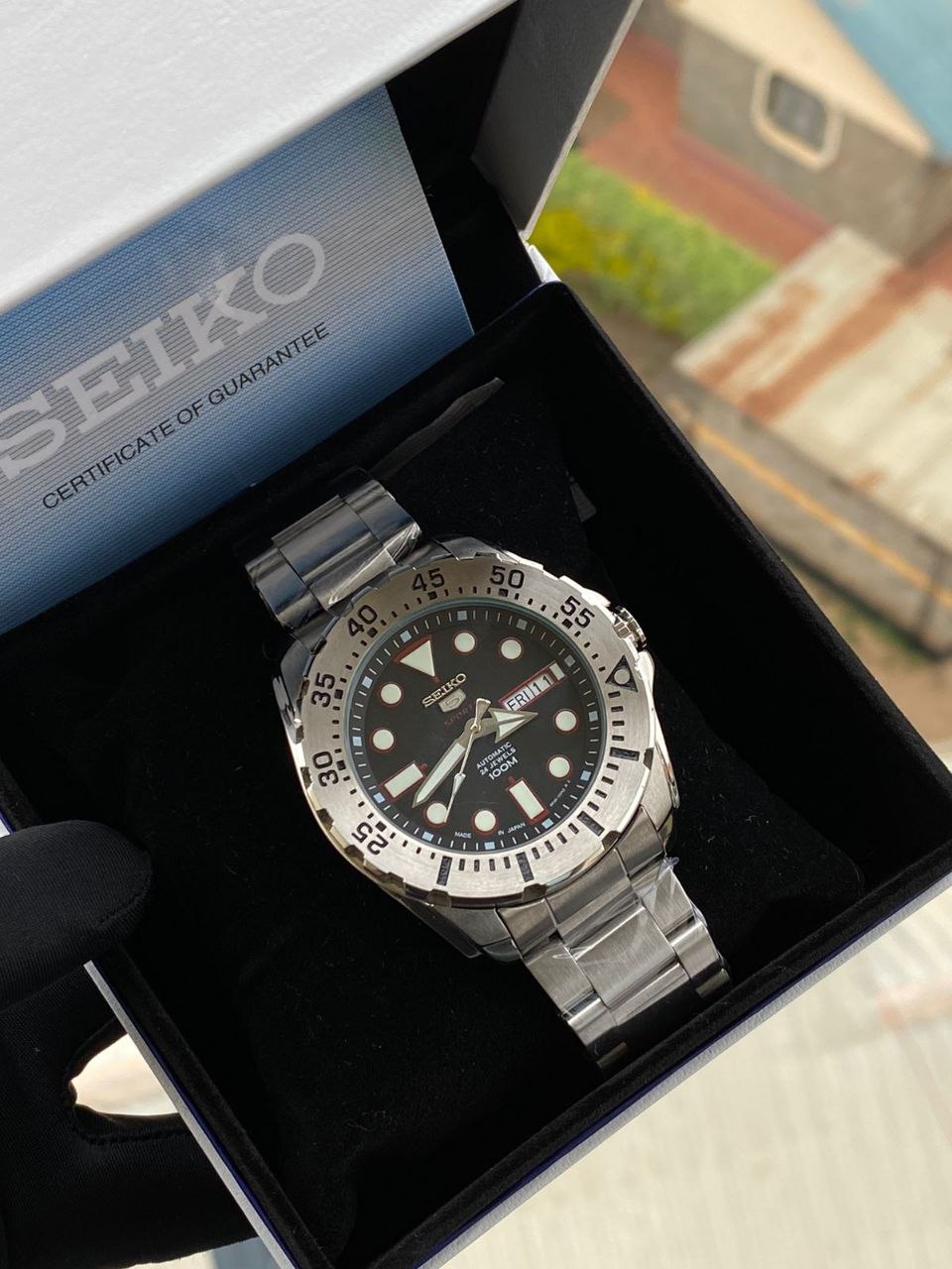 ORIGINAL AUTOMATIC SEIKO SEIKO PRESAGE SEIKO 5 SEIKO PADI COMES WITH BOX ,BAG,WARRANTY CARD,MANUAL