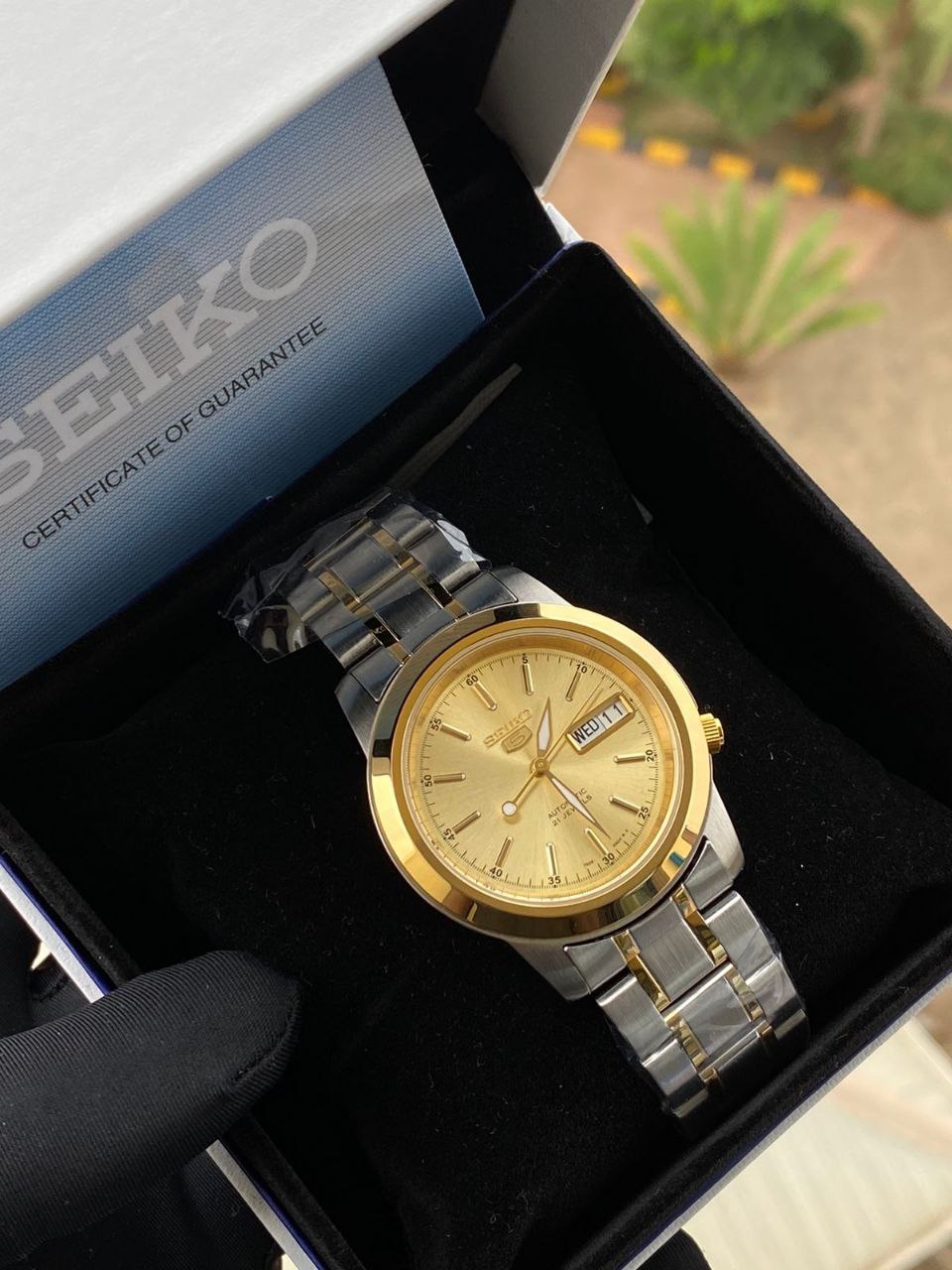 ORIGINAL AUTOMATIC SEIKO SEIKO PRESAGE SEIKO 5 SEIKO PADI COMES WITH BOX ,BAG,WARRANTY CARD,MANUAL