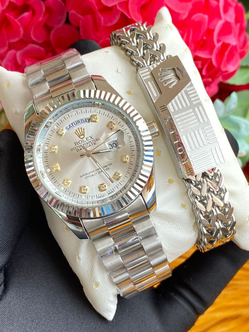 ROLEX X BRACELET NONFADE ROLEX BRANDED BRACELETS ROLEX BRANDED BOX