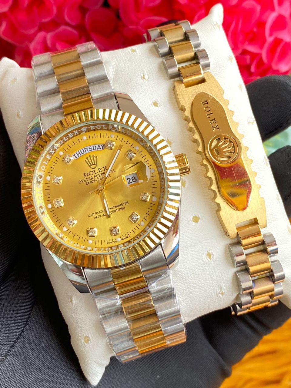 ROLEX X BRACELET NONFADE ROLEX BRANDED BRACELETS ROLEX BRANDED BOX