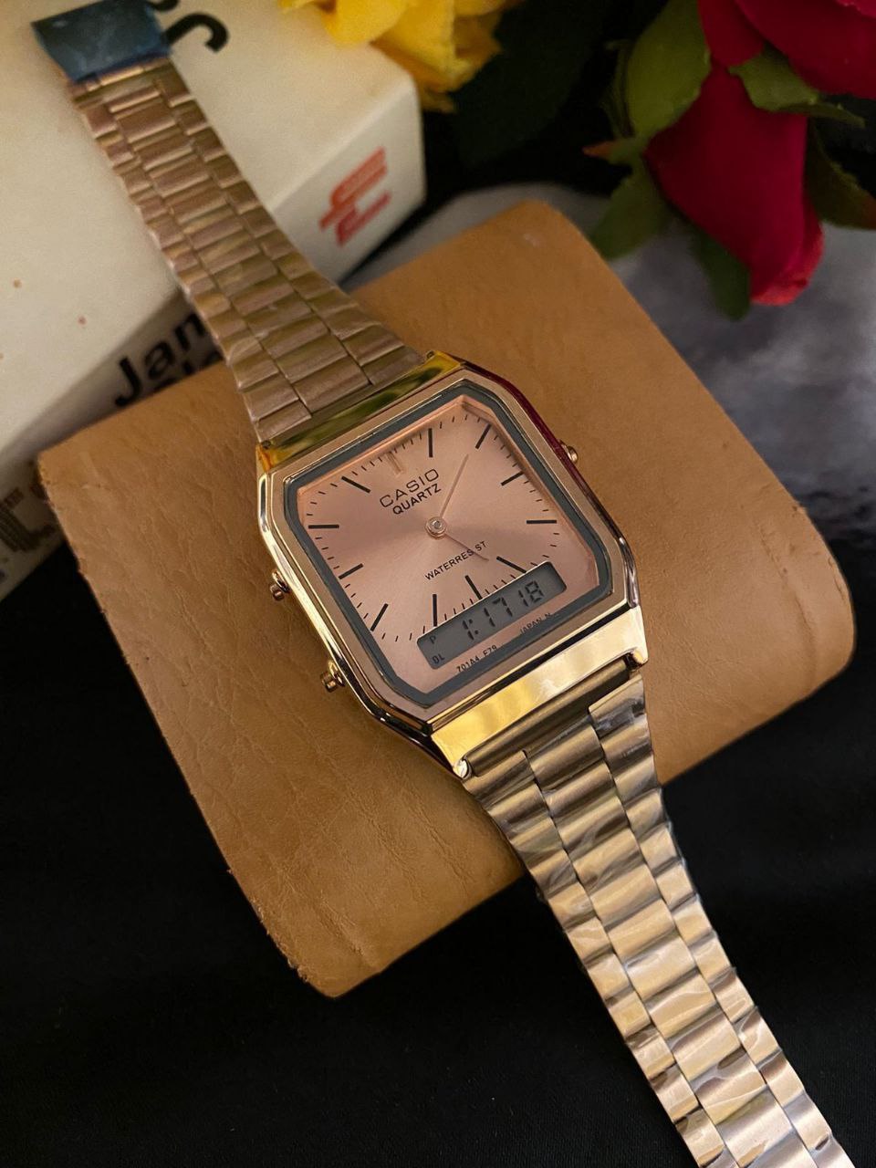 CASIO DUAL TIME UNISEX WATER RESISTANT BATTERY POWERED STAINLESS STEEL ENQUIRIES