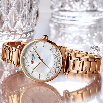 CURREN LADIES #9072 WATER RESISTANT BATTERY POWERED ENQUIRIES