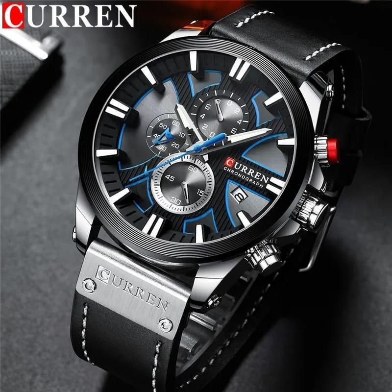 CURREN GENTS #8346 WATER RESISTANT BATTERY POWERED DATE DISPLAY CHRONOGRAPH MOVEMENT ENQUIRIES