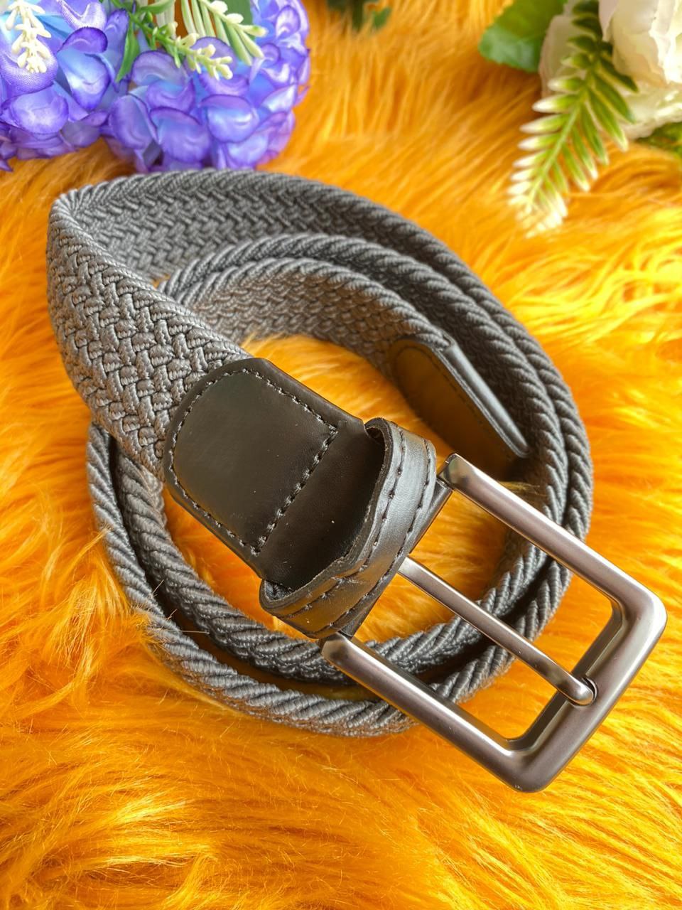 WOOVEN BELTS STRETCHING DURABLE UNISEX