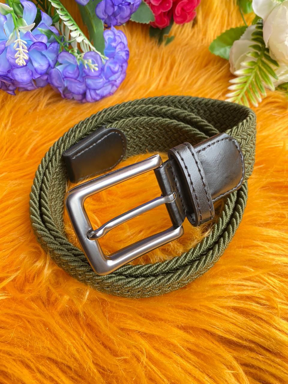 WOOVEN BELTS STRETCHING DURABLE UNISEX