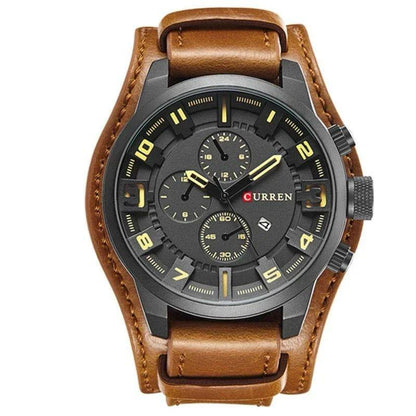 CURREN GENTS #8225 WATER RESISTANT BATTERY POWERED DATE DISPLAY 2 COLOR OPTIONS ENQUIRIES