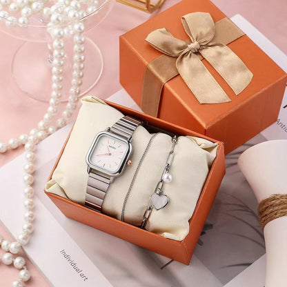 ⌚LADIES COMBO SET (INCLUSIVE OF BOX) WATCH BRACELET BOX
