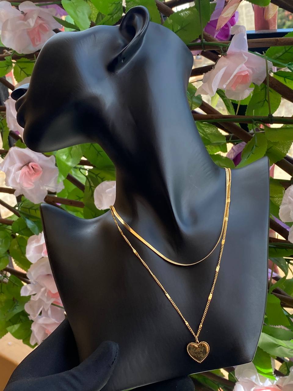 INITIAL LETTERS HYPOALLERGENIC NECKLACES NON FADE STAINLESS STEEL HYPOALLERGENIC NECKLACE GIFT BOXES