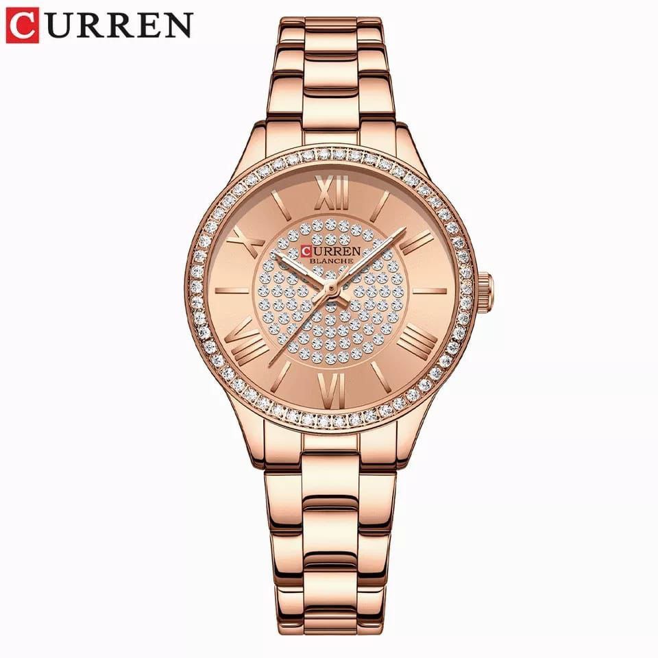 CURREN LADIES 9084 ROSE GOLD SILVER