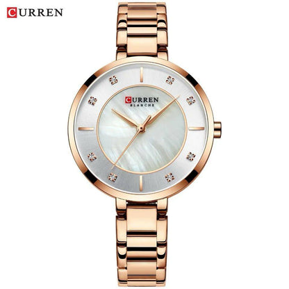 CURREN LADIES #9051 WATER RESISTANT BATTERY POWERED CURREN BRANDED BOX ENQUIRIES