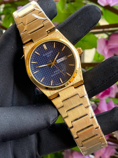 TISSOT DAY & DATE BATTERY POWERED WATER RESISTANT DAY & DATE DISPLAY STAINLESS STEEL FINISH ENQUIRIES