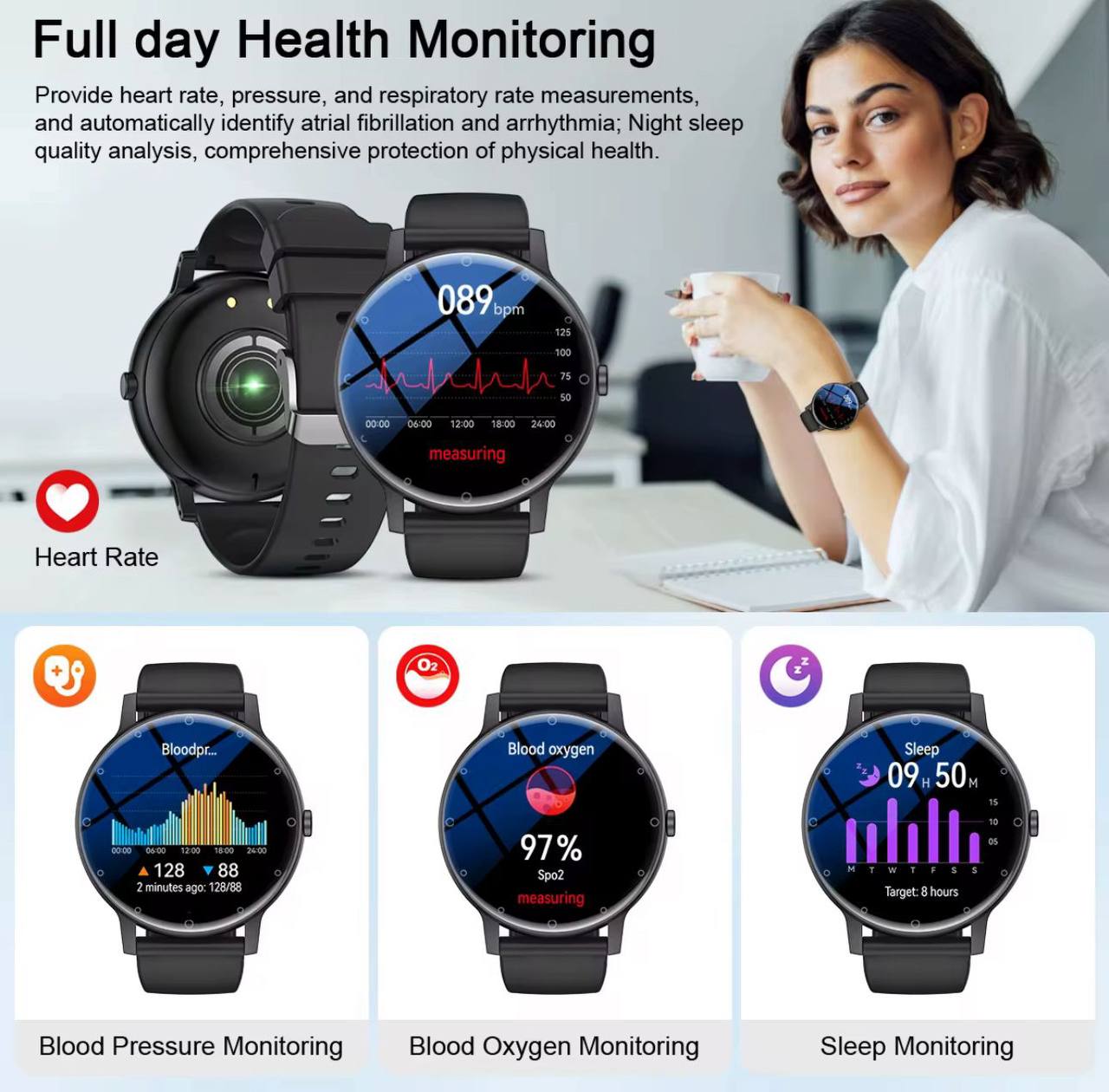 LIGE BW0618 Sport Smart Watch for Men & Women