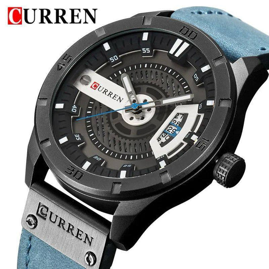 CURREN GENTS 8301 BATTERY POWERED DATE DISPLAY WATER RESISTANT CURREN BRANDED BOX ENQUIRIES